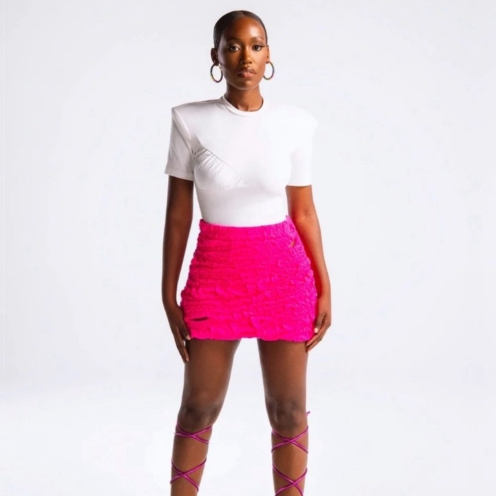 Hanifa Isla Mini Skirt